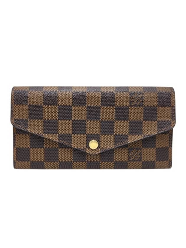 N63209 Damier Even Canvas Sarah Wallet Long - LOUIS VUITTON - BALAAN 1