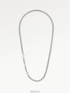 Monogram Row Necklace Silver - LOUIS VUITTON - BALAAN 3