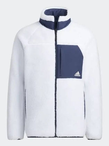 Reversible Sherpa Jacket White H23092 744221 - ADIDAS - BALAAN 1