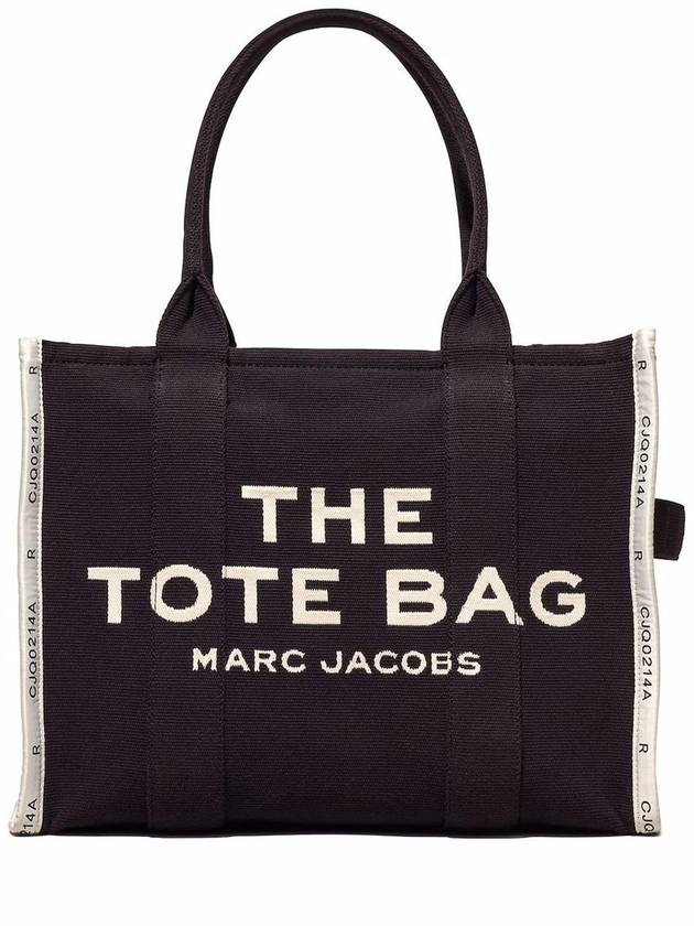 Logo Jacquard Large Tote Bag Black - MARC JACOBS - BALAAN 2