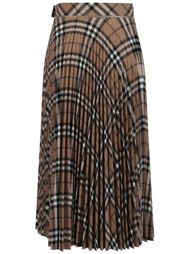 Burberry Beige Wool Skirt - BURBERRY - BALAAN 2