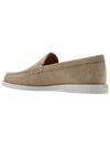 Homme Granville GRANVILLE Oblique Suede Jacquard Loafer Beige - DIOR - BALAAN.