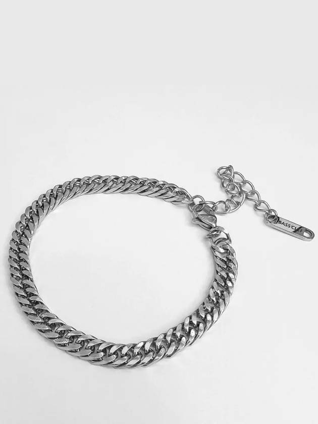 Men s Chain Bracelet Surgical Steel CLEF RHYTHM WAVES BRC - BASSCLEF - BALAAN 6