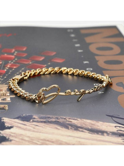 Logo Chain Link Bracelet Gold - JACQUEMUS - BALAAN 2