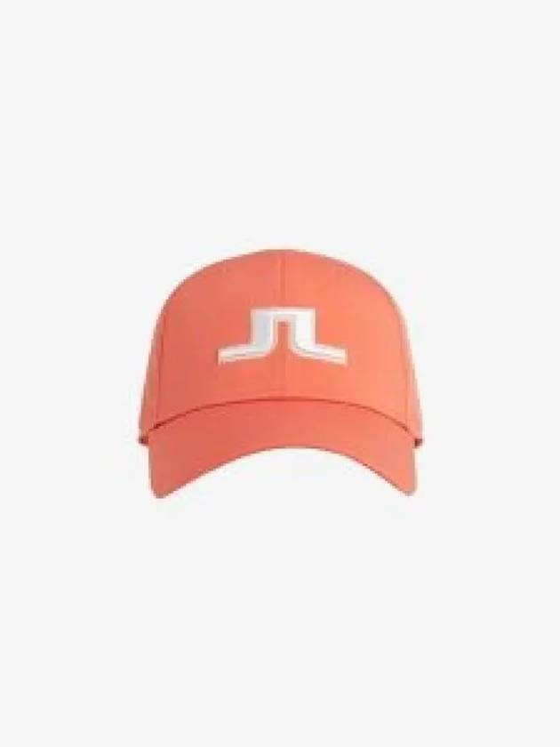 Anga Embroidered Logo Ball Cap Hot Coral - J.LINDEBERG - BALAAN 2