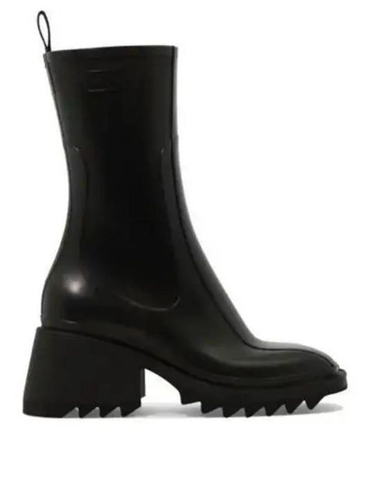 Betty Chunky Sole Rain Boots Black - CHLOE - BALAAN 2