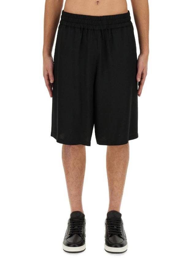 short pants 03380234 8555 BLACK - MOSCHINO - BALAAN 2