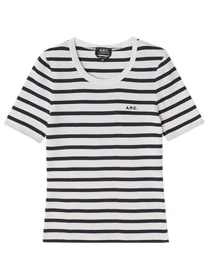 Striped Short Sleeve T-Shirt - A.P.C. - BALAAN 2