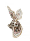 Montage Print Silk Square Scarf Beige Pale Pink - BURBERRY - BALAAN 2