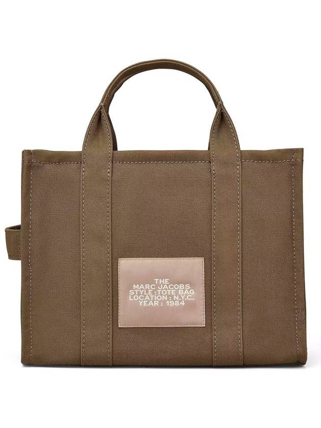 Logo Medium Canvas Tote Bag Slate Green - MARC JACOBS - BALAAN 3