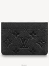 Monogram Empreinte Card Wallet Black - LOUIS VUITTON - BALAAN 6