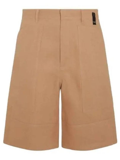 Bermuda Shorts Beige - FENDI - BALAAN 2