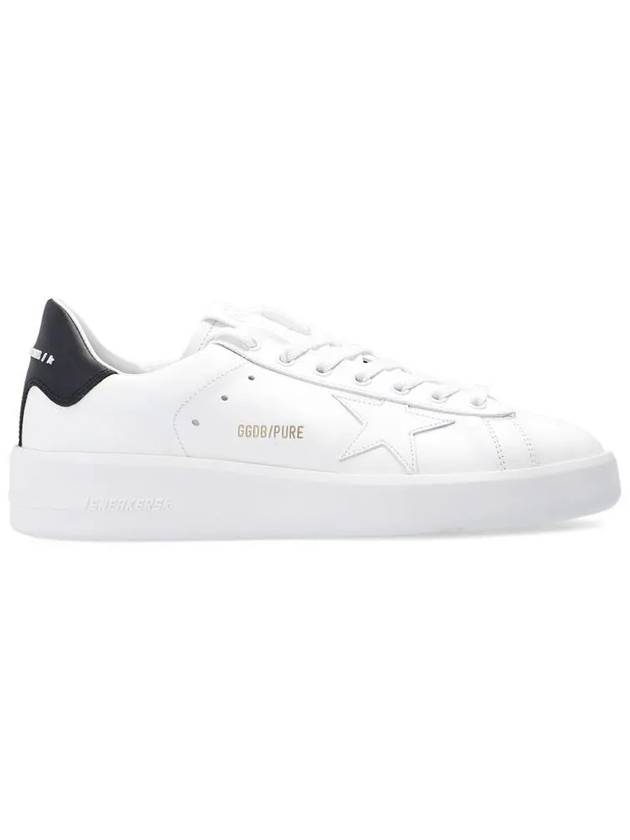 Women's Black Tab Purestar Low Top Sneakers White - GOLDEN GOOSE - BALAAN 2