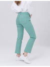 Waist Banding Cotton Span 8-quarter Semi Boot Cut Mint Green Pants DO3242PT66 2 - DOYOUKNOWMC GOLF WEAR - BALAAN 5