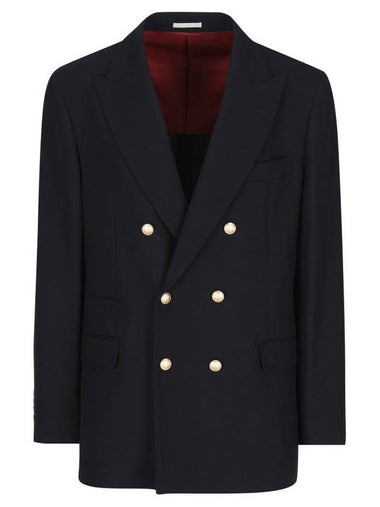 Brunello Cucinelli Jackets Blue - BRUNELLO CUCINELLI - BALAAN 1