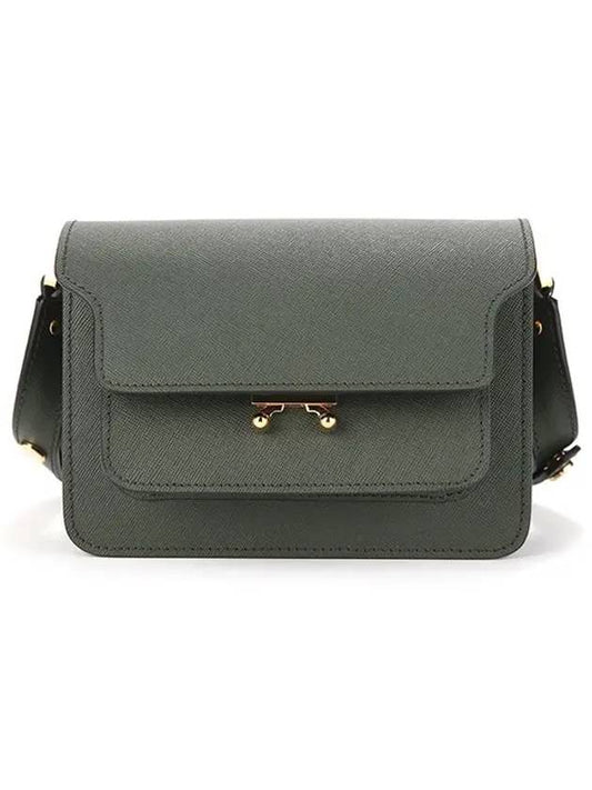 Saffiano Trunk Mini Shoulder Bag Olive Green - MARNI - BALAAN 2