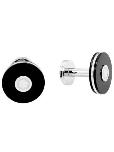 PIX Cufflinks Black Silver - MONTBLANC - BALAAN 1