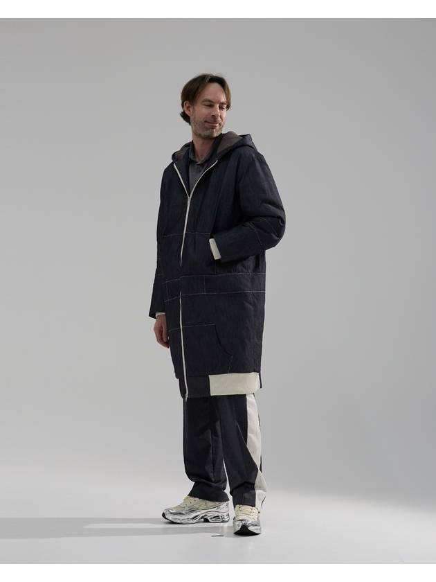 Men s Jonathan Hooded Coat Is this denim whyso24FW07 - WHYSOCEREALZ - BALAAN 3