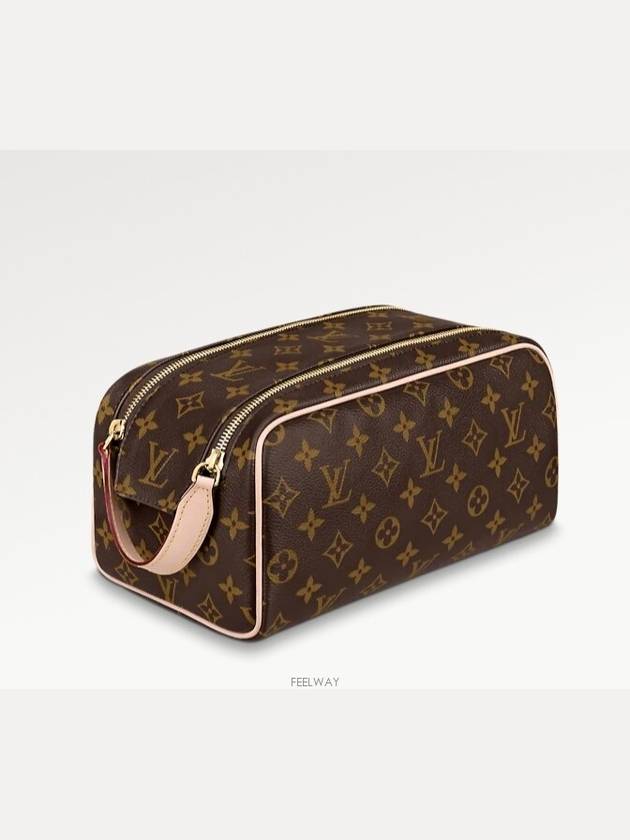 Dopp Kit Toilet Monogram Canvas Pouch Bag Brown - LOUIS VUITTON - BALAAN 4