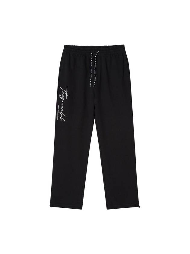 Over Fit String Jogger Pants Black - THE GREEN LAB - BALAAN 2
