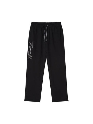 Over Fit String Jogger Pants Black - THE GREEN LAB - BALAAN 1