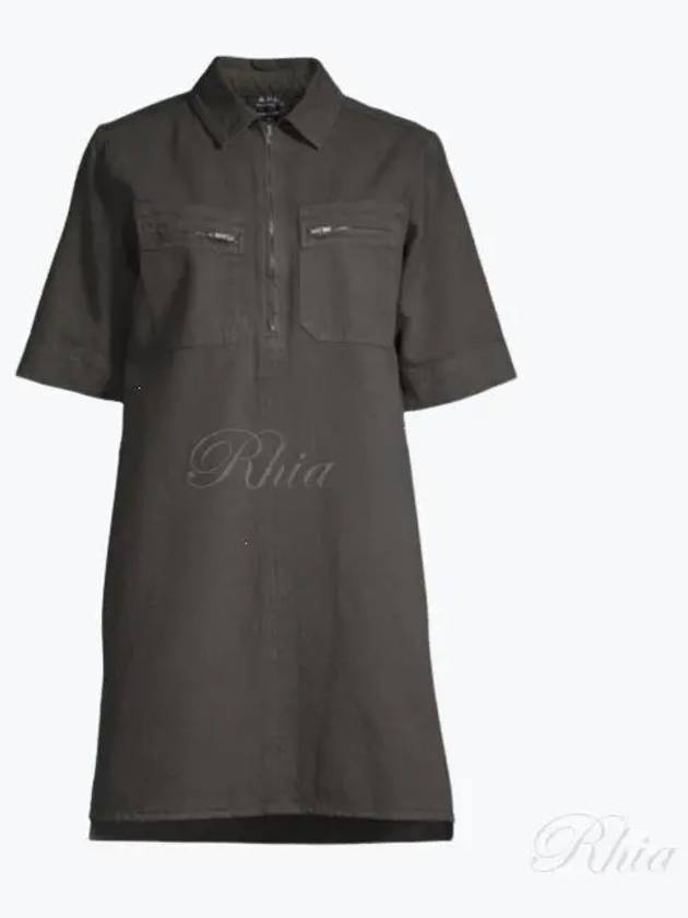 Rosa Short Dress Grey - A.P.C. - BALAAN 2