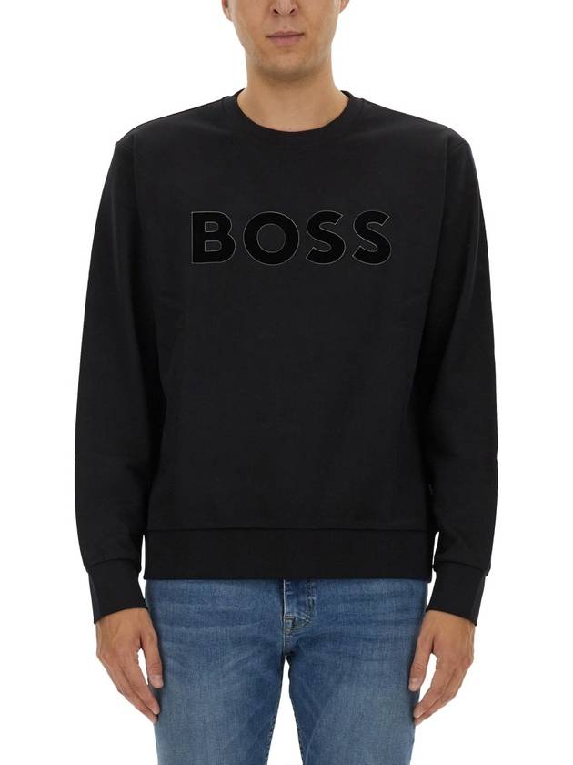 SWEATSHIRT WITH LOGO - HUGO BOSS - BALAAN 1