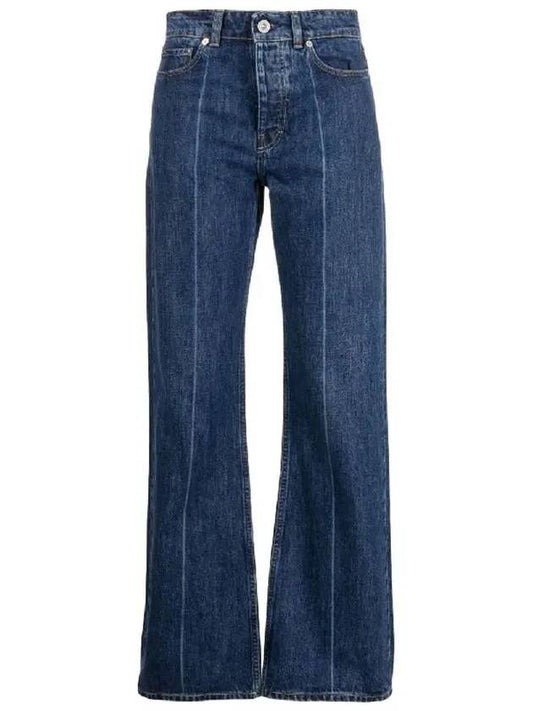 23 BOOT CUT Mid Blue Crease Denim W2235BMW Boot Cut Mid Blue Crease Denim Pants - OUR LEGACY - BALAAN 2