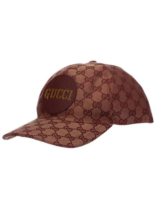 GG Logo Ball Cap Red - GUCCI - BALAAN 2