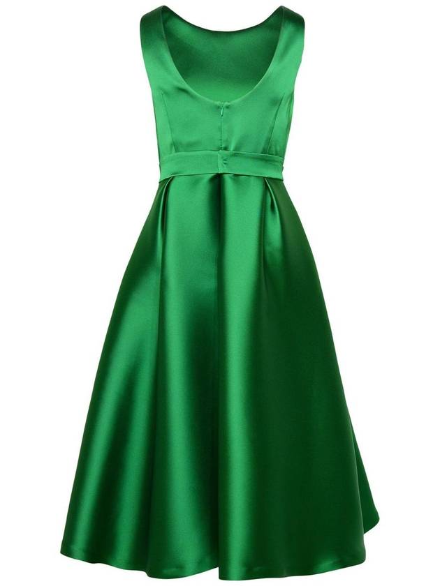 P.A.R.O.S.H. 'Papavero' Green Polyester Blend Dress - P.A.R.O.S.H. - BALAAN 3