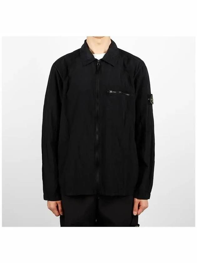 Nylon Metal Econyl Regenerated Zip-Up Jacket Black - STONE ISLAND - BALAAN 3