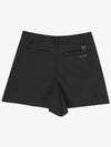 Drew Women s Front Pleated Short Pants DF42PT06 BK - DRUH GOLF - BALAAN 2