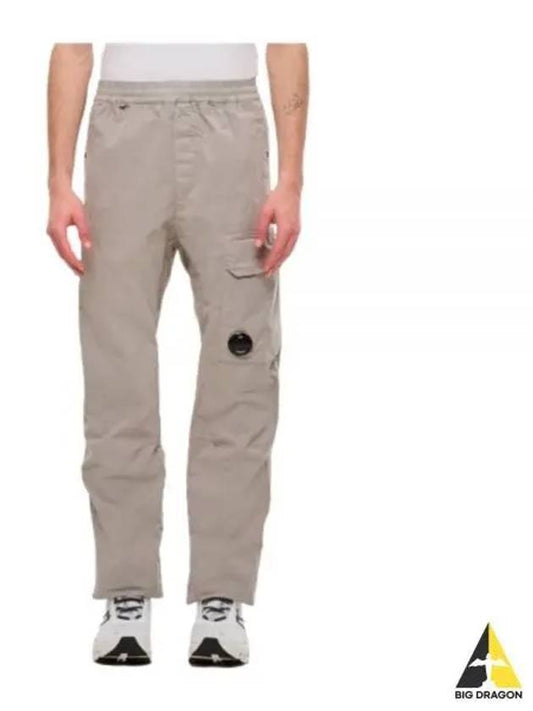 Twill Stretch Regular Utility Straight Pants Grey - CP COMPANY - BALAAN 2