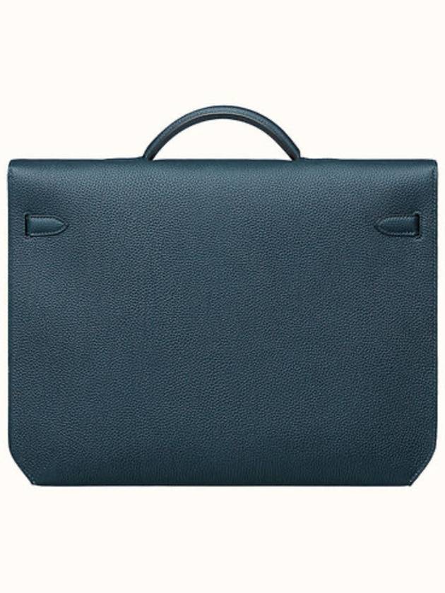 Kelly Depeches 36 Briefcase Navy - HERMES - BALAAN 4