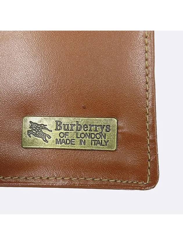 Nova Check PVC Vintage Long Wallet - BURBERRY - BALAAN 6