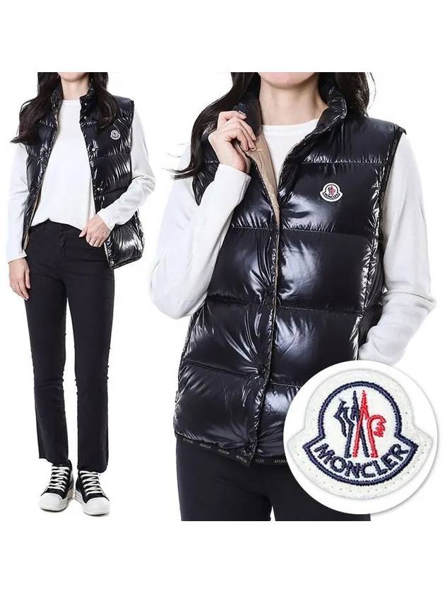 BADIA logo lining two tone women s padded vest 1A00008 5963V 999 - MONCLER - BALAAN 2