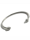 Twin Skull Thin Bracelet Antique Silver - ALEXANDER MCQUEEN - BALAAN 2