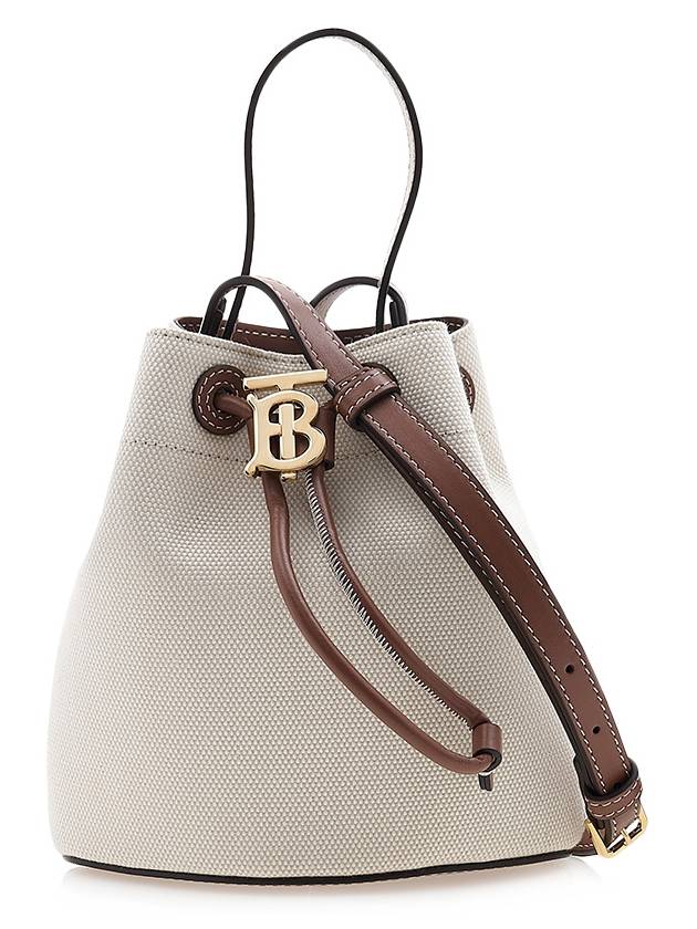 Mini TB Bucket Bag Natural Malt Brown - BURBERRY - BALAAN 2