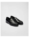 Brushed Leather Loafers Black - PRADA - BALAAN 2