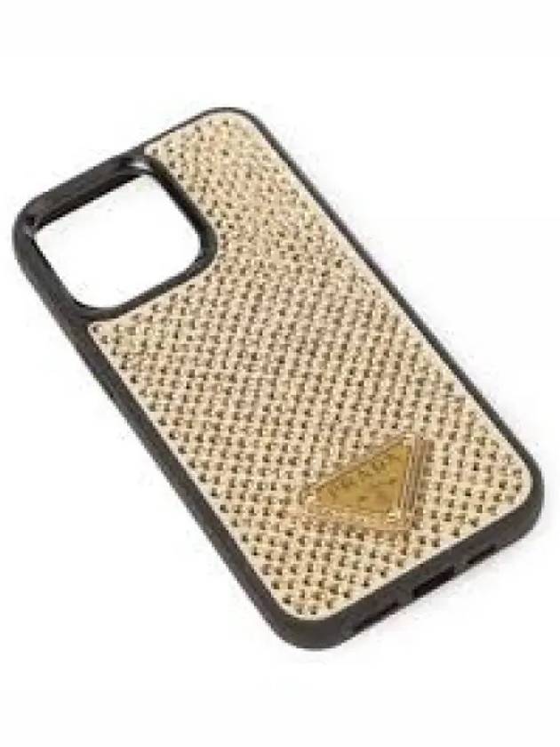 iPhone 13 Pro Phone Case Gold - PRADA - BALAAN 2