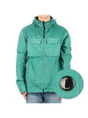 Heavy Poplin Emerized Shirt Hooded Jacket Green - CP COMPANY - BALAAN 2