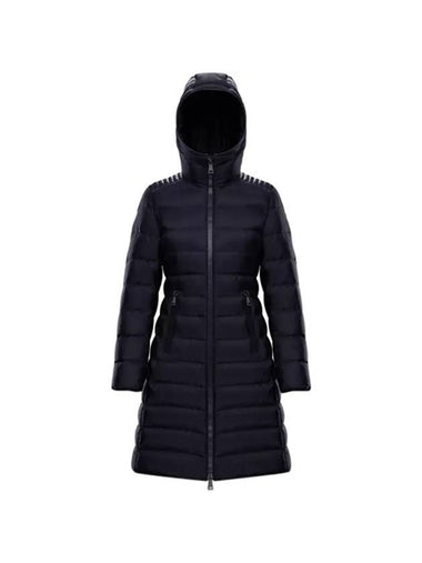 Talev Hooded Long Padding Navy - MONCLER - BALAAN 1