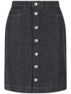 Women's Therese A-Line Skirt Indigo - A.P.C. - BALAAN 1