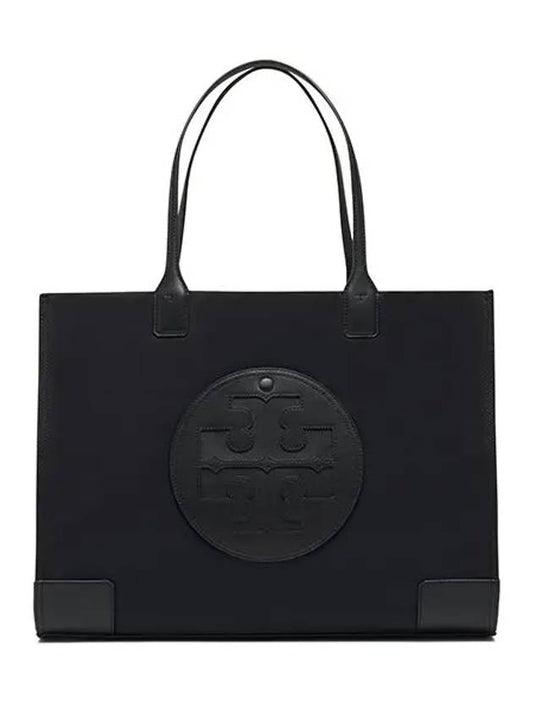 Ella Large Nylon Tote Bag Black - TORY BURCH - BALAAN 2