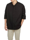 Men s Short Sleeve Shirt USH218 CO0064 001 - AMI - BALAAN 5