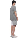 Midweight Jersey Anchor Short Sleeve T-Shirt Light Grey - THOM BROWNE - BALAAN 7