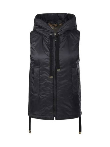 GREENGO hooded vest black 2429296014 009 - MAX MARA - BALAAN 1