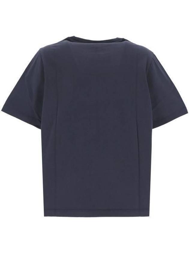 Speedy Fox Patch Comfort Short Sleeve T-Shirt Navy - MAISON KITSUNE - BALAAN 3