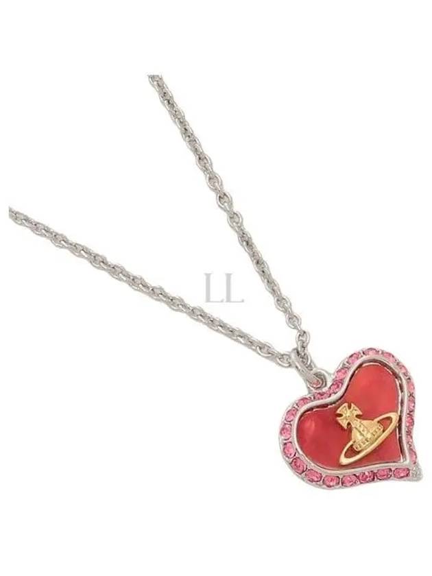 Petra Heart Logo Necklace Red - VIVIENNE WESTWOOD - BALAAN 2