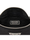 Triangle Logo Mini Pouch Belt Bag Black - PRADA - BALAAN 10